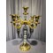 5 Kollu Gold Fransız Mumluk - 49 CM