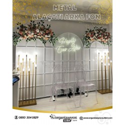 Alaçatı Metal Arka Fon (3'lü) Alaçatı Metal Arka Fon (3'lü)