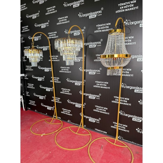 Avize Tag – 220 cm Yükseklik / 70 cm Ayak Çapı / Fırın Boyalı Dayanıklı Model