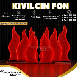 Kıvılcım Fon – Kırmızı RGB Işıklı Sahne Fonu (Profilden Üretilmiştir) Kıvılcım Fon – Kırmızı RGB Işıklı Sahne Fonu (Profilden Üretilmiştir)