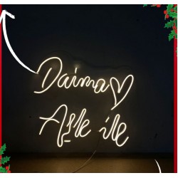 Daima Aşk İle Neon Led 50X50 Cm Daima Aşk İle Neon Led 50X50 Cm