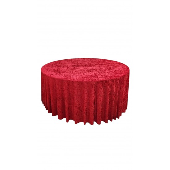 Masa Örtüsü Kadife Kırmızı Masa Örtüsü Kadife Kırmızı