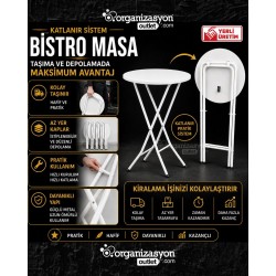 Bistro Masa Kokteyl Açılış Masası