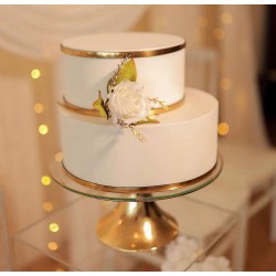 Cam Pasta Altlığı Krom Gold 30 Cm Cam Pasta Altlığı Krom Gold 30 Cm