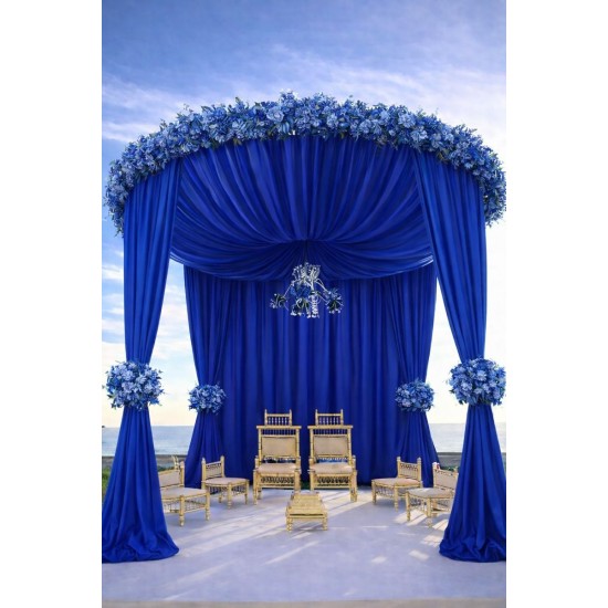 Gazebo Tag +  Mavi Perde