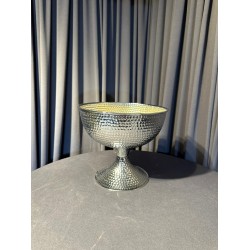 Gümüş Dövme Vazo