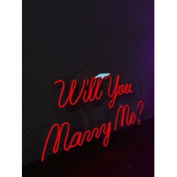 Will You Marry Me ? 35X70 Cm (Kırmızı)