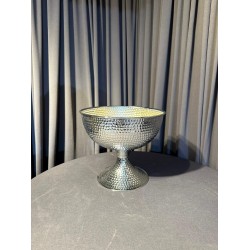 Gümüş Dövme Vazo Gümüş Dövme Vazo