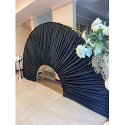 Siyah Yelpaze Tag-Perde - 230x420 CM Siyah Yelpaze Tag-Perde - 230x420 CM