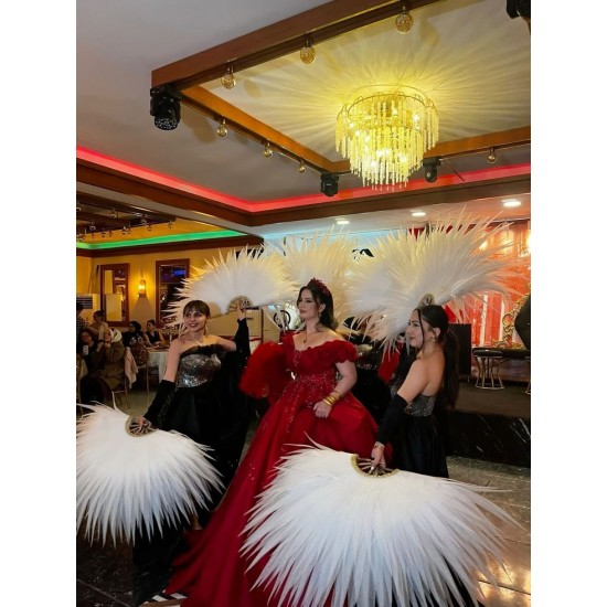 Nedime Yelpazesi Beyaz Nedime Yelpazesi Beyaz