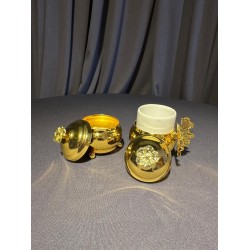 Fincan & Lokumluk Set Gold