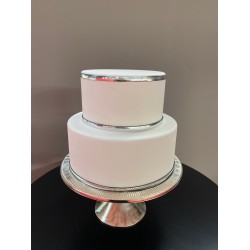 Gümüş Pasta Dekoratif Metal