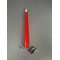 Pilli Kırmızı Led Şamdan Mumu 28 Cm