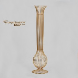 Yeni Uzun Çiçeklik Telli Vazo