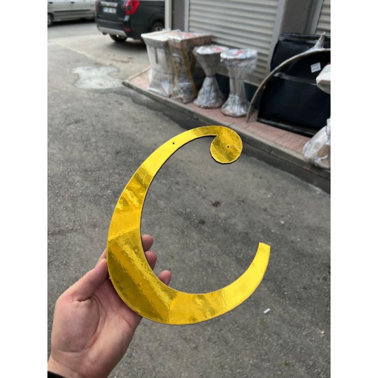 Ahşap Gold Harf Seti