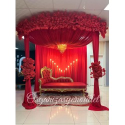 Gazebo Tag +  Kırmızı Perde