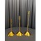 Gold 3'lü Metal Mumluk - 30 - 24 - 20 CM