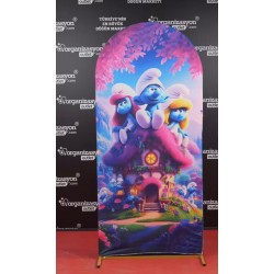 Şirinler Giydirme Kumaş